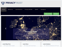 Tablet Screenshot of privacytrust.com